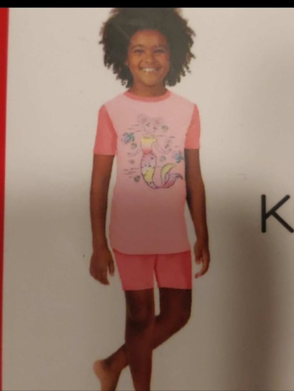 NEW Kirkland Signature Kids’ 4-Piece Organic Cotton Pajama Set Y2K Cottagecore